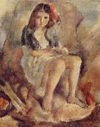 Jules Pascin The Girl want to be Cinderella Spain oil painting artist